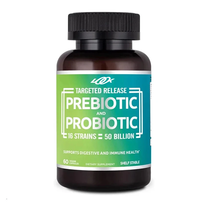 Probiotic 60 Billion - プロバイオティクス 500億コロニー 16株 60粒 持続放出 ベジタリアンカプセル