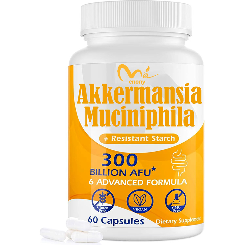 Probiotic 60 Billion - 300億個のAFUプロバイオティクスを含む、6 in 1の毎日の健康補助食品、60本のカプセル入り