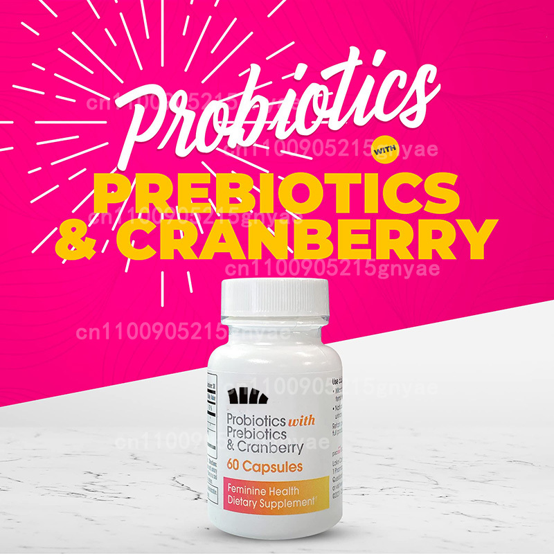 Probiotic 60 Billion - 1日あたり600億個のプロバイオティクスとプレバイオティクスサプリメント - 10種類の菌株 - 消化器と免疫の健康サポートのため