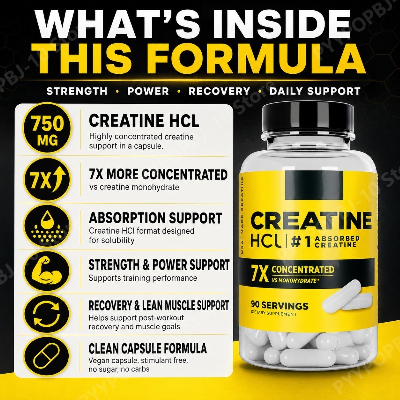 クレアチンHCl 750mg 90カプセル フィットネス筋肉 - Nutrition For Fitness のレビューと価格