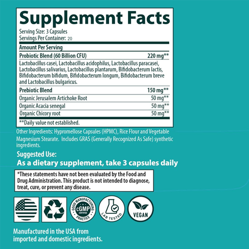 プロバイオティクス 600億コロニーユニット - 10種類の - Probiotic 60 Billion のレビューと価格