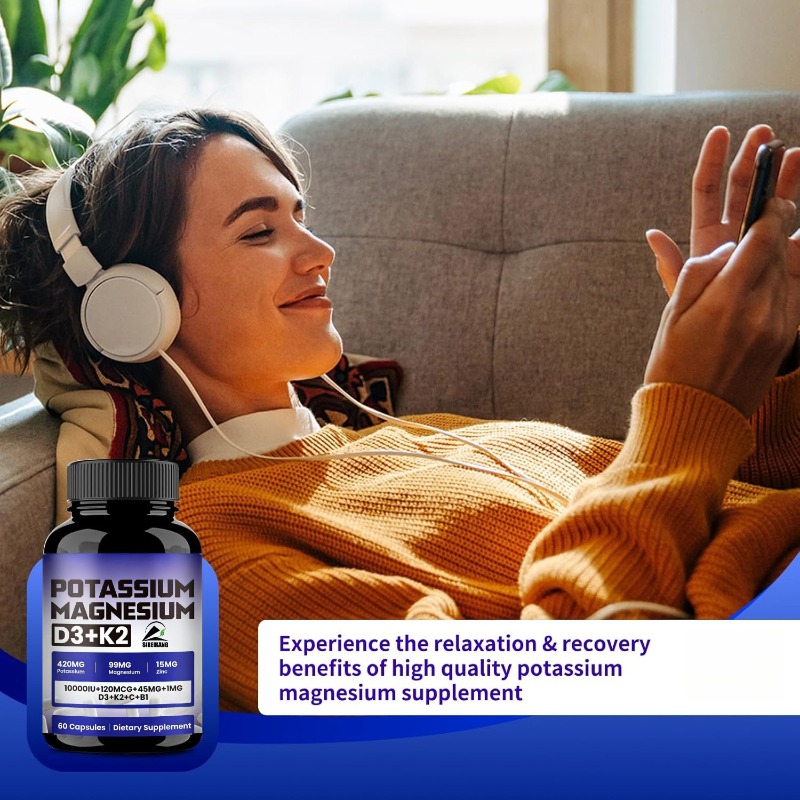 カリウム・マグネシウム・亜鉛カプセルにはビタミンD3とK2の - Vitamin D3 K2 Drop のレビューと価格