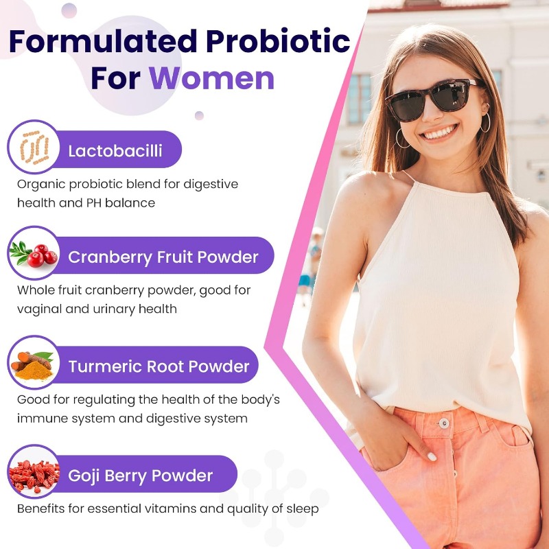 女性用膣内プロバイオティクス - 3000億CFU プレバイ - Probiotic 60 Billion のレビューと価格