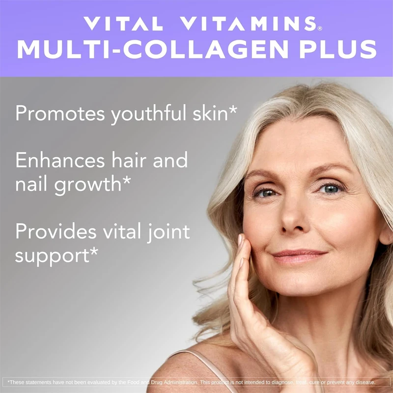 マルチコラーゲン、ビオチン、ヒアルロン酸、ビタミンC配合の育 - Biotin Hair Growth のレビューと価格