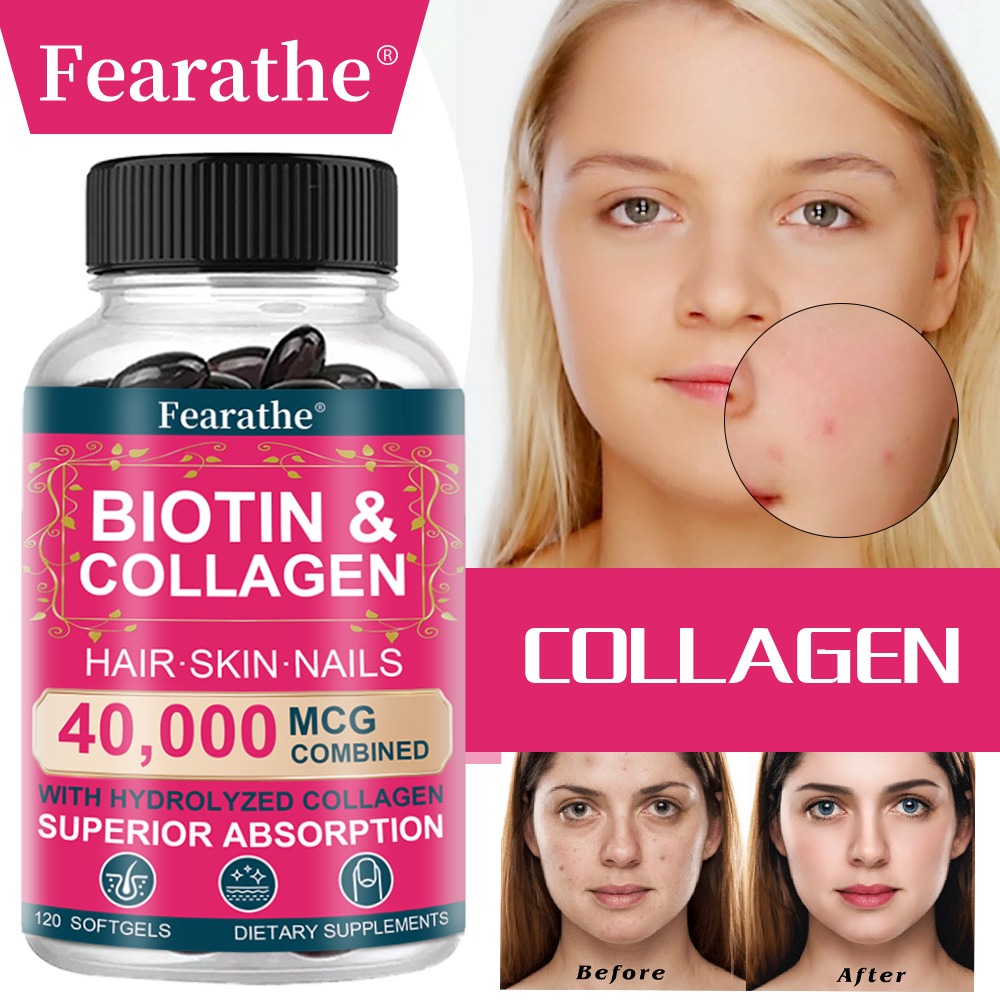 ビオチン、コラーゲン、ヒアルロン酸、ケラチン - 育毛サポー - Biotin Hair Growth のレビューと価格