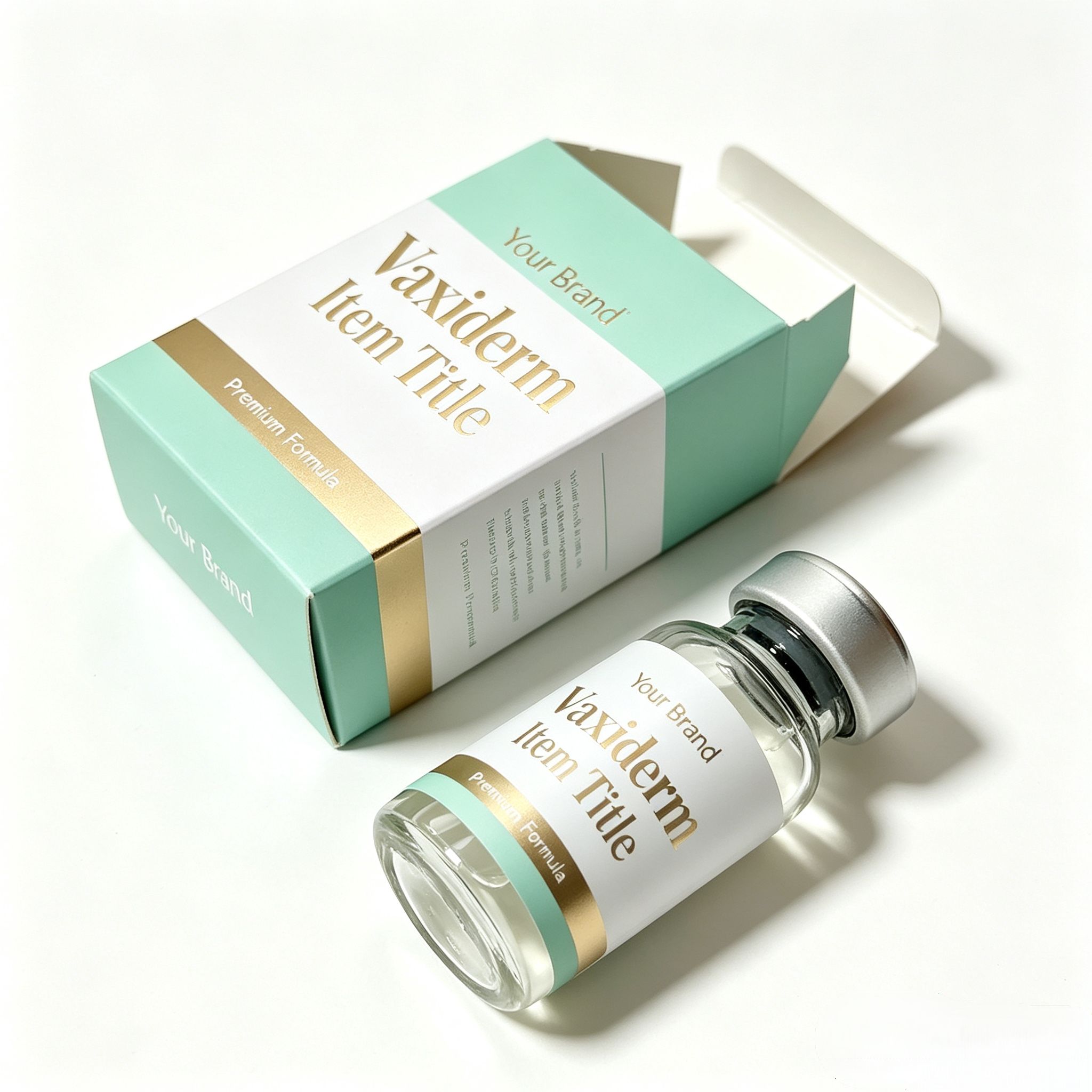 カスタムペプチドバイアル防水HDラベルボックス自己粘着ビニー - Nutrition For Fitness のレビューと価格