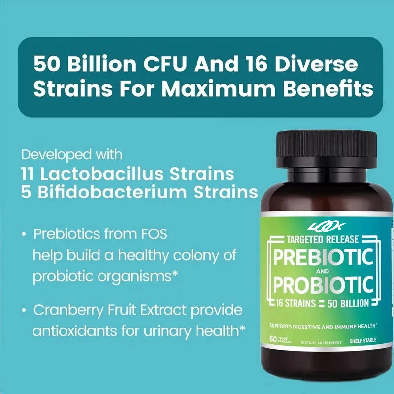 プロバイオティクス 500億コロニー 16株 60粒 持続放 - Probiotic 60 Billion のレビューと価格