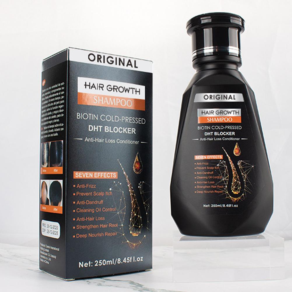 250 ミリリットルビオチンシャンプー櫛ブラシ付き育毛抗フケ - Biotin Hair Growth のレビューと価格