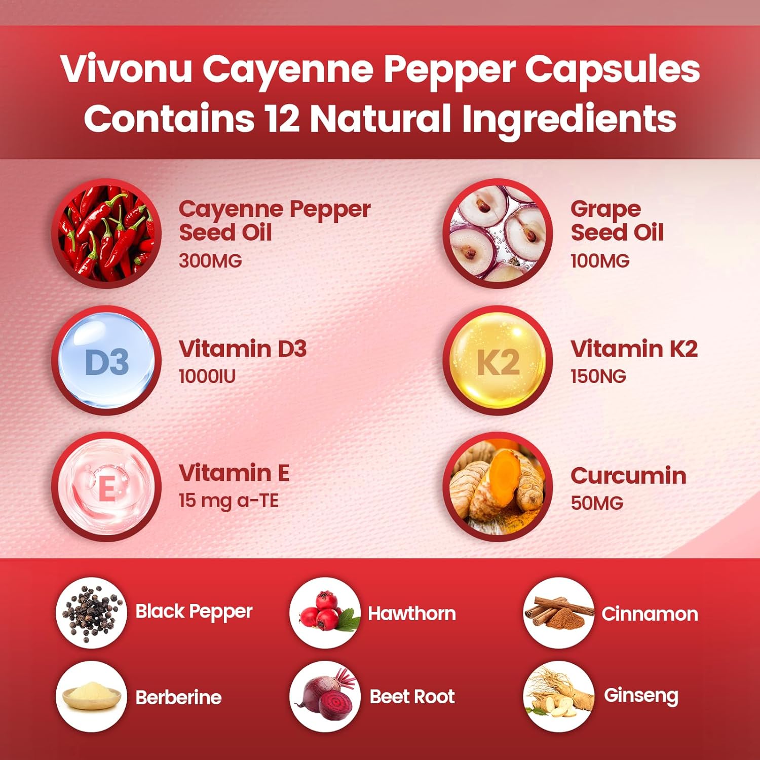 VivoNu カイエンペッパーソフトジェルサプリメント、脚の - Vitamin D3 K2 Drop のレビューと価格