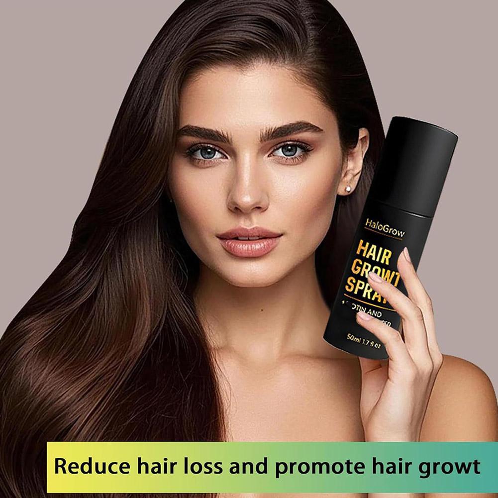 生姜オイルとビオチン配合の天然育毛スプレー、より太く豊かな髪 - Biotin Hair Growth のレビューと価格