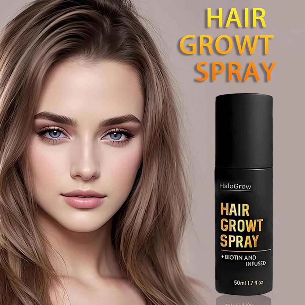 生姜オイルとビオチン配合の天然育毛スプレー、より太く豊かな髪 - Biotin Hair Growth のレビューと価格