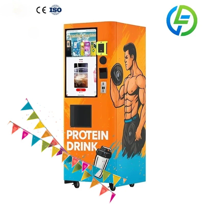 カスタマイズ可能な自動プロテインシェイク販売機 スマートタッ - Nutrition For Fitness のレビューと価格