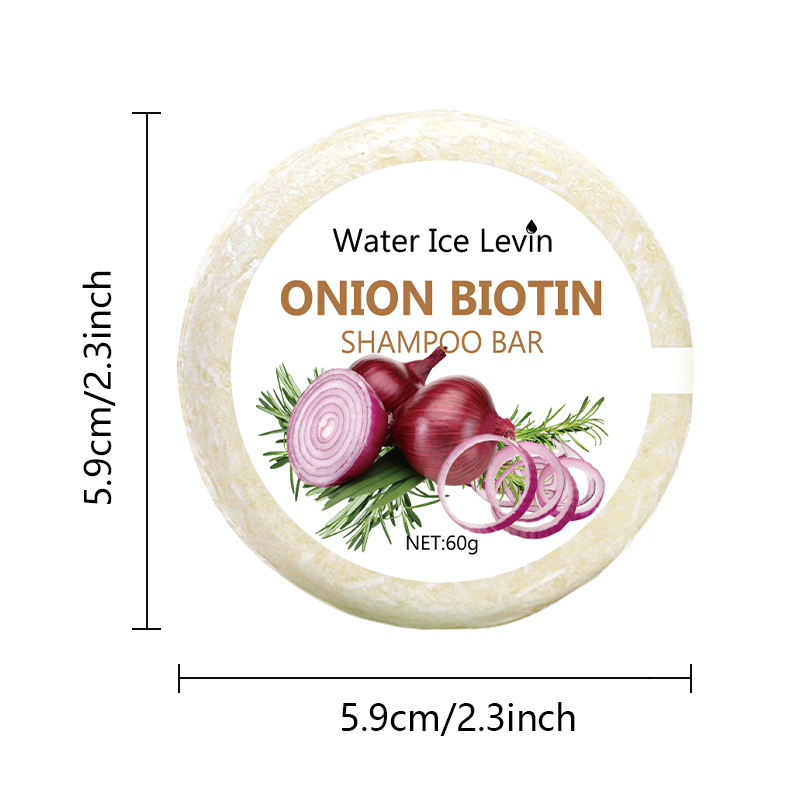 オニオン＆ビオチンシャンプーバー - 60g、すべての髪質に - Biotin Hair Growth のレビューと価格