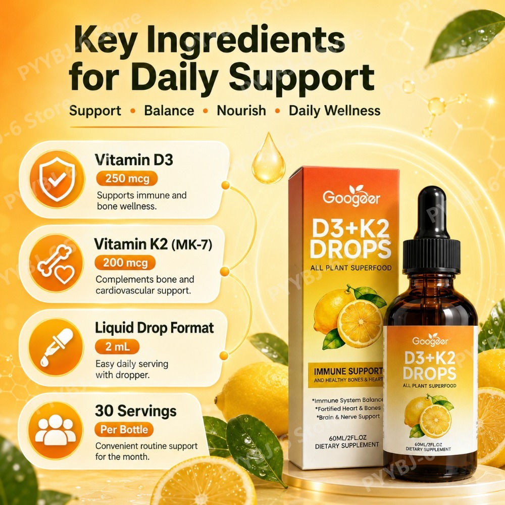 ビタミンD3 K2 ドロップス 液体サプリメント 60ml  - Vitamin D3 K2 Drop のレビューと価格