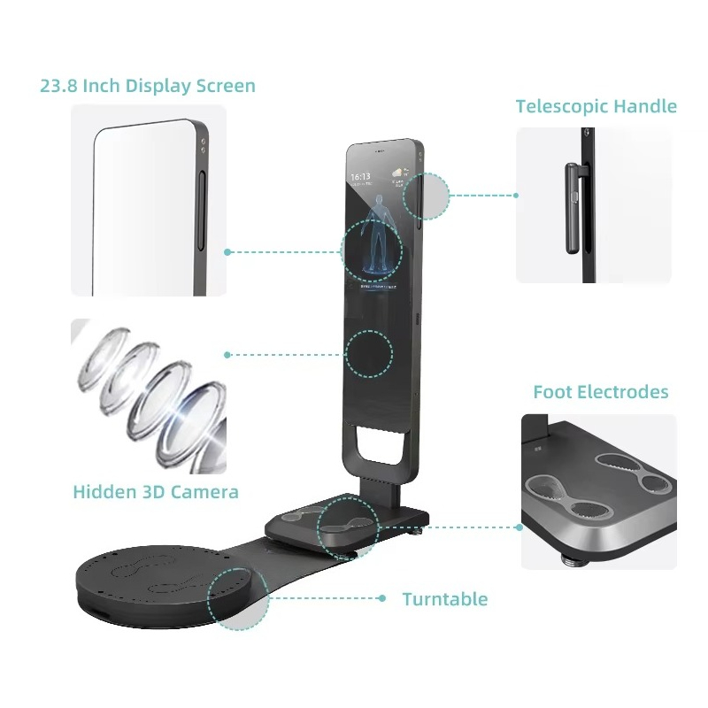 スマートフィットネスミラー ボディスキャナー 栄養分析器 - Nutrition For Fitness のレビューと価格