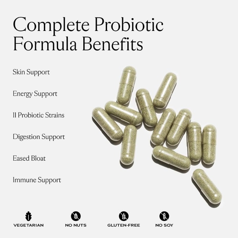 消化、膨満感、免疫システム、健康サポートのための30億CFU - Probiotic 60 Billion のレビューと価格