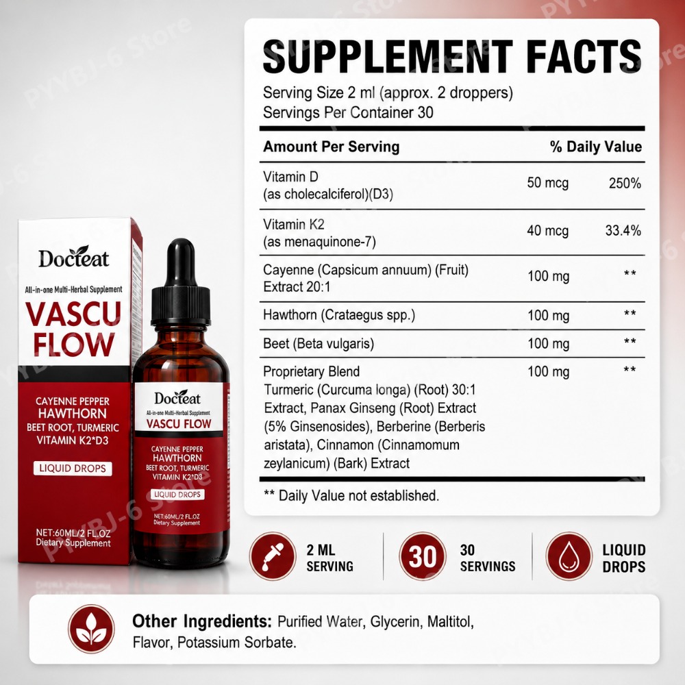 ドクテート マルチハーバル リキッドドロップス サンザシ カ - Vitamin D3 K2 Drop のレビューと価格