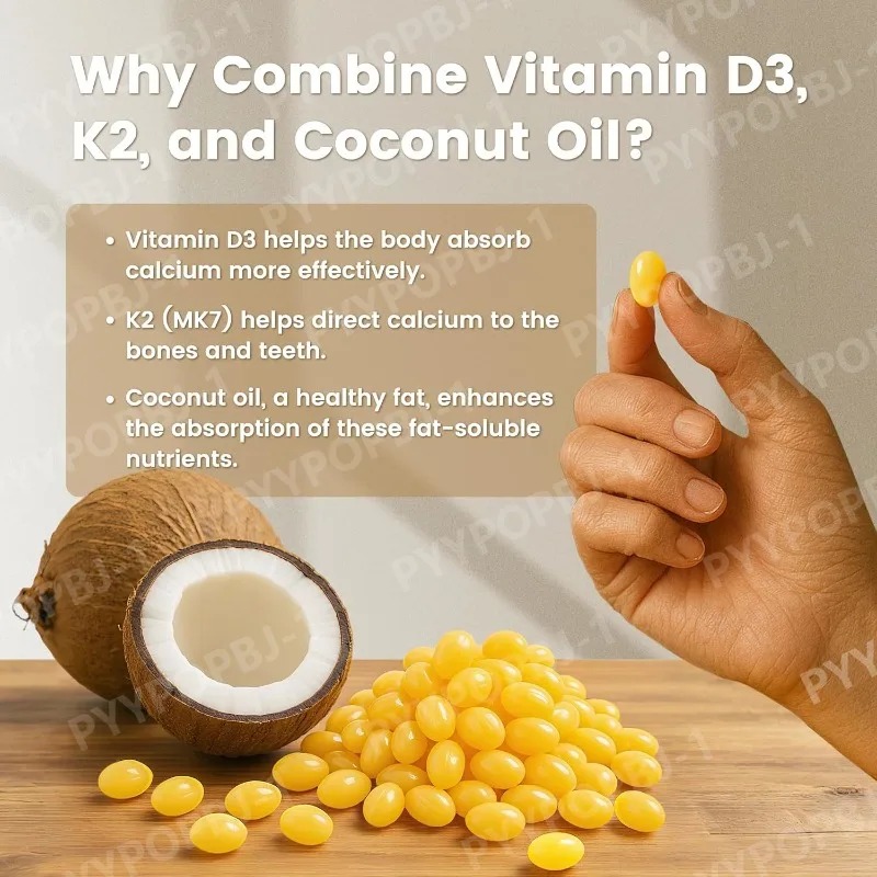 ビタミンD3 K2ソフトジェル（ココナッツオイル配合）、50 - Vitamin D3 K2 Drop のレビューと価格