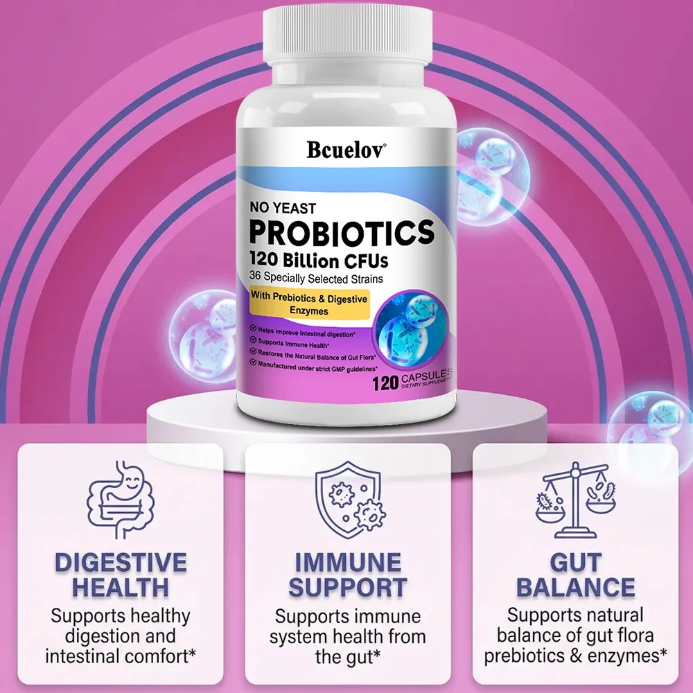 オーガニック酵素プロバイオティクスカプセル 1200億CFU - Probiotic 60 Billion のレビューと価格