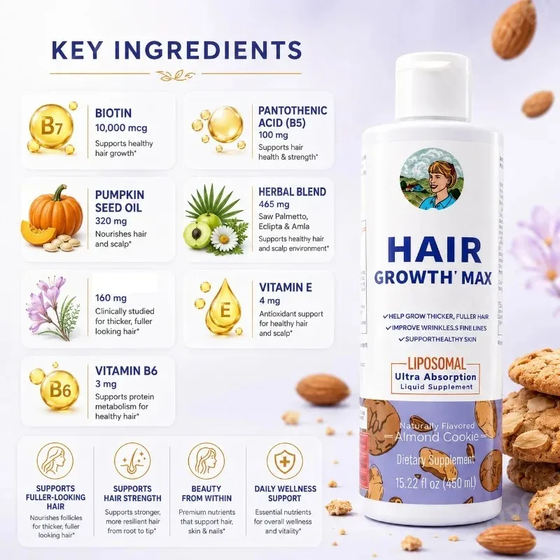 女性のための育毛MAXリポソーマル（ビオチン10000mcg - Biotin Hair Growth のレビューと価格